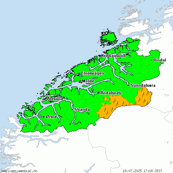 Møre og Romsdal - All warnings