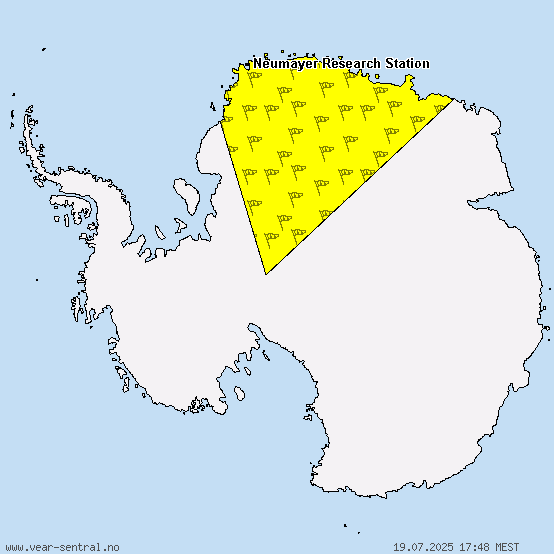 Queen Maud Land (Antarctic) - All warnings